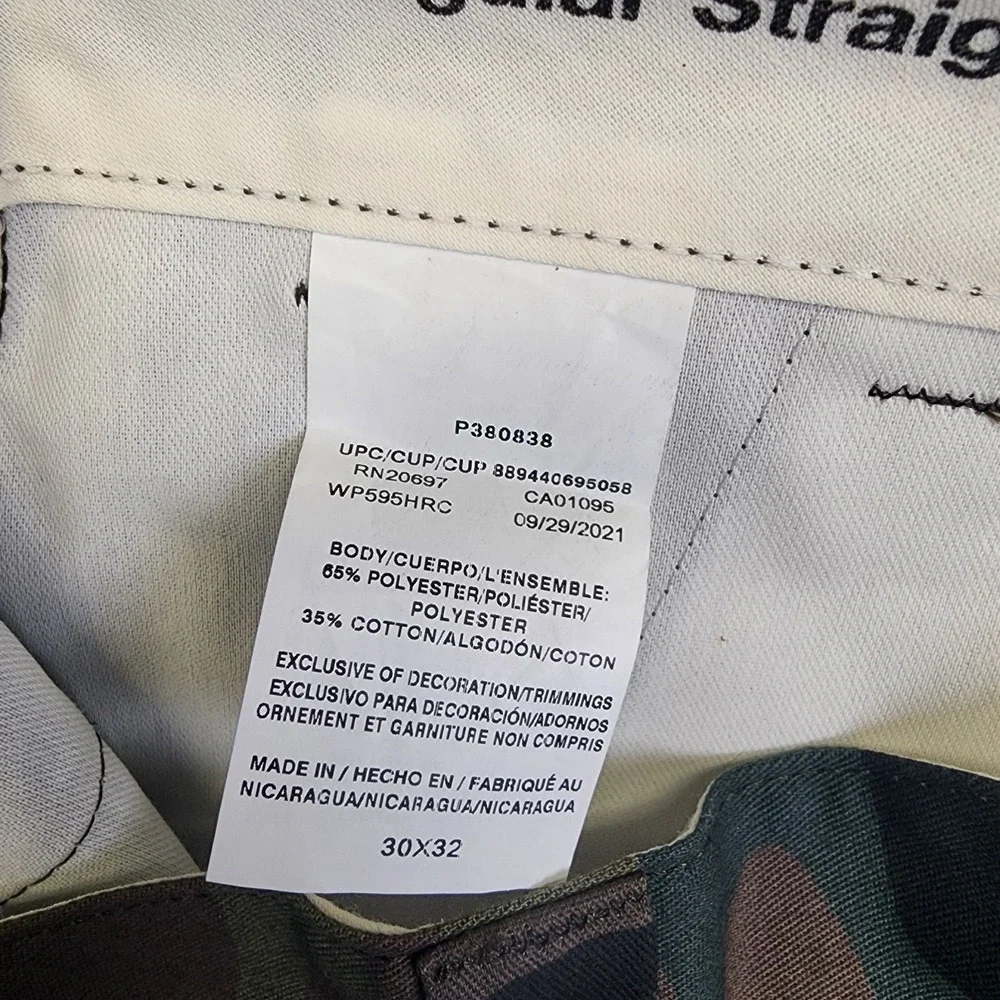 NEW Dickies Mens 30x32 Camo Cargo Work Pants FLEX Regular Fit Straight Leg - Picture 12 of 14